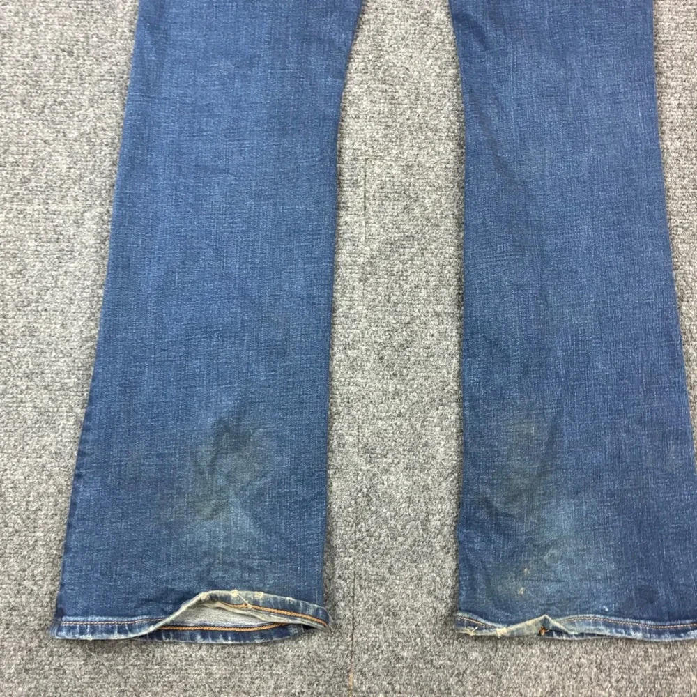 American Eagle Super Stretch Kick Boot Jeans Blue Womens 8 Regular Medium‎ Wash